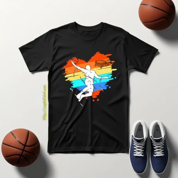 Vintage Basketball Sports For Basketball Lover Shirt