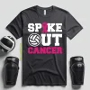 Volleyball Spike Out Cancer Shirt