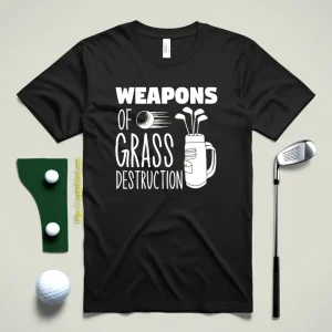 Weapons Of Grass Destruction Golf Shirt