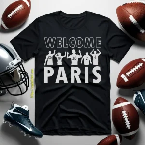 Welcome Paris 50 18 30 2 4 Ici C’est Paris For Football Lover Shirt