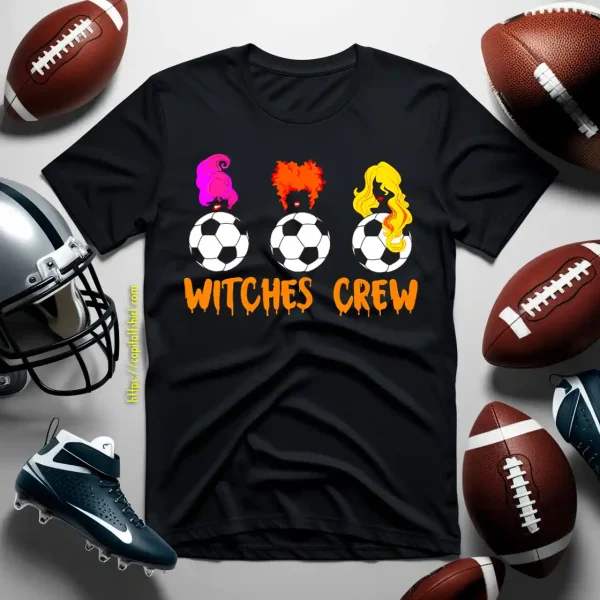 Witches Crew Hocus Pocus Witch Playing Football Shirt