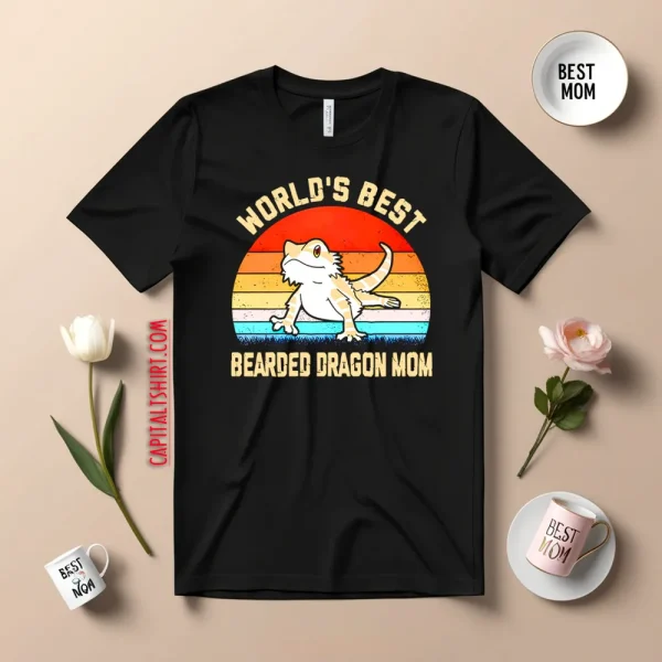 World’s Best Bearded Dragon Mom Vintage Shirt