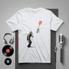 Zombie Banksy Girl Heart Balloon Shirt