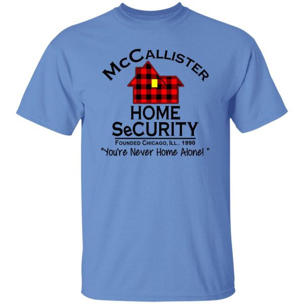 McCallister Home SeCurity You’re Never Home Alone Founded Chicago Shirt