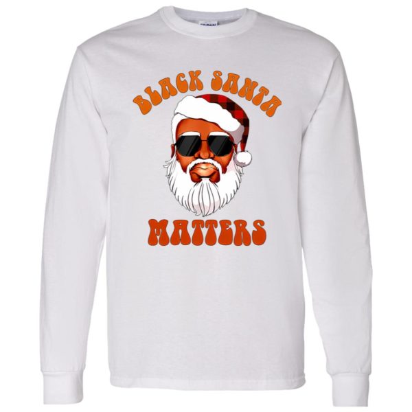 Black Santa Matters African American Santa Claus Shirt