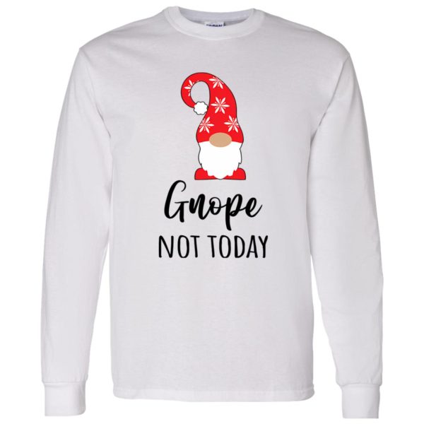 Gnome Christmas Gnope Not Today Shirt