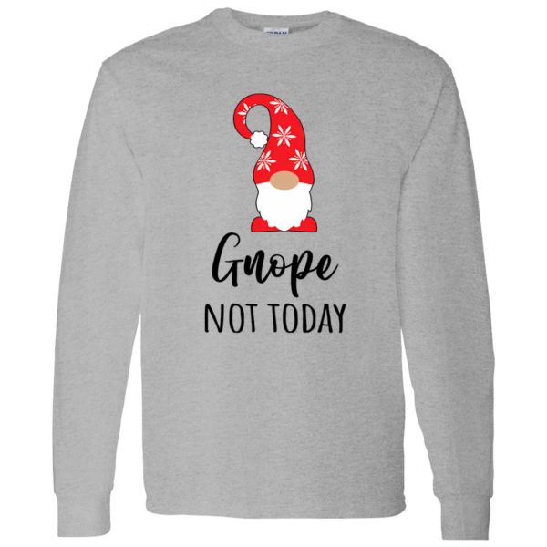 Gnome Christmas Gnope Not Today Shirt