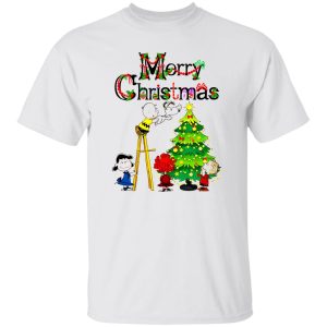 Merry Christmas Snoopy Charlie Brown Lucy van Pelt Linus van Pelt Shirt