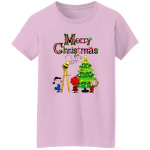 Merry Christmas Snoopy Charlie Brown Lucy van Pelt Linus van Pelt Shirt