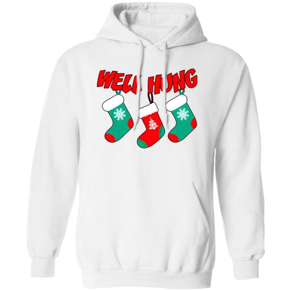 Well Hung Christmas Socks Shirt