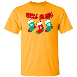 Well Hung Christmas Socks Shirt