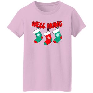 Well Hung Christmas Socks Shirt