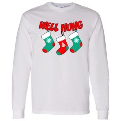 Well Hung Christmas Socks Shirt