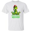 Holly Jolly & Meditated Yoga Grinch Christmas Shirt