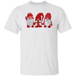 Hanging With Red Gnomies Christmas Santa Claus Shirt