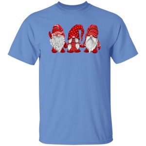 Hanging With Red Gnomies Christmas Santa Claus Shirt