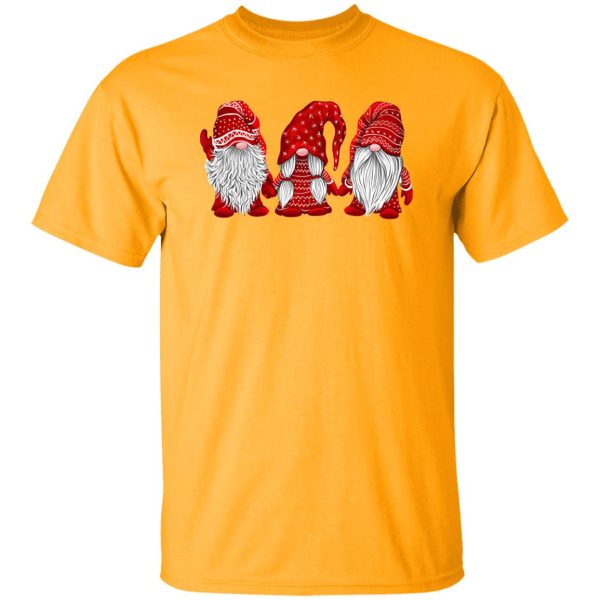 Hanging With Red Gnomies Christmas Santa Claus Shirt