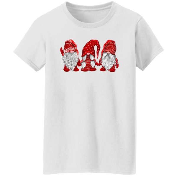 Hanging With Red Gnomies Christmas Santa Claus Shirt