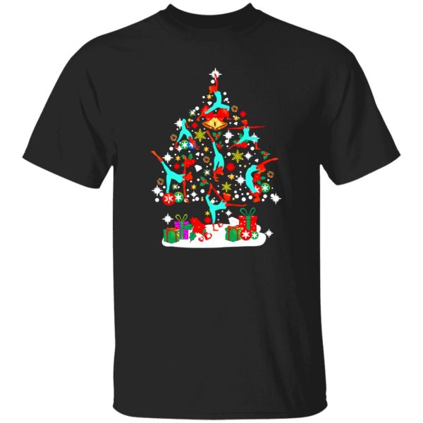 Yoga Christmas Tree Yoga Poses Shirt