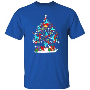 Yoga Christmas Tree Yoga Poses Shirt