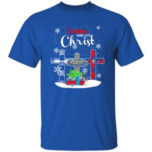 Christmas Begins With Christ Leopard Shirt