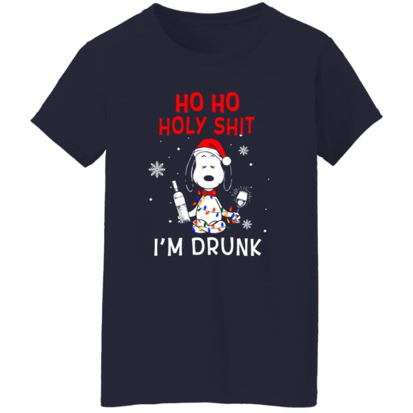 Snoopy Ho Ho Holy Shit I’m Drunk Shirt