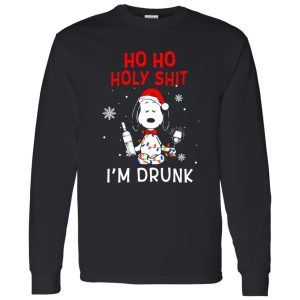 Snoopy Ho Ho Holy Shit I’m Drunk Shirt