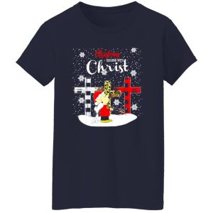 Christmas Begins With Christ Snoopy And Charlie Brown Shirt