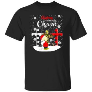 Christmas Begins With Christ Snoopy And Charlie Brown Shirt