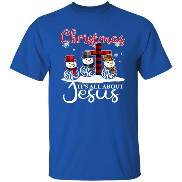 Christmas It’s All About Jesus Faith Hope Love Shirt