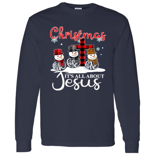 Christmas It’s All About Jesus Faith Hope Love Shirt