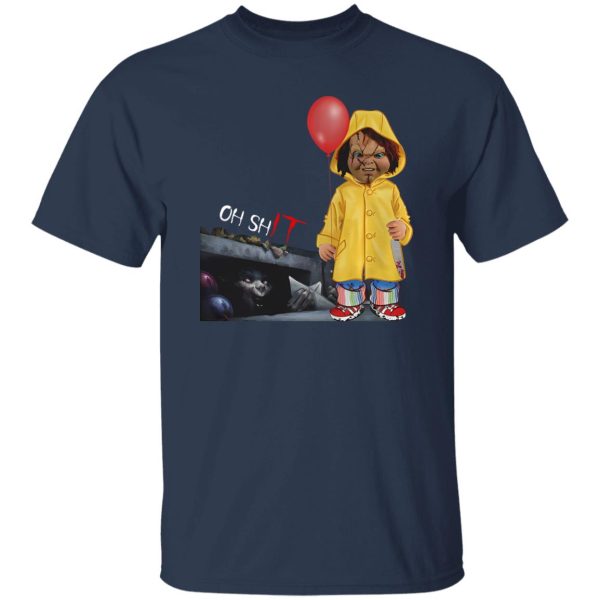 Chucky Georgie Denbrough oh shit IT Shirt