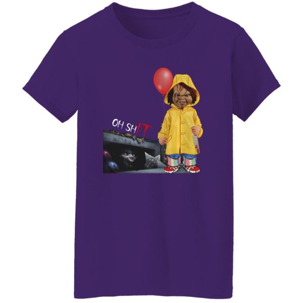 Chucky Georgie Denbrough oh shit IT Shirt