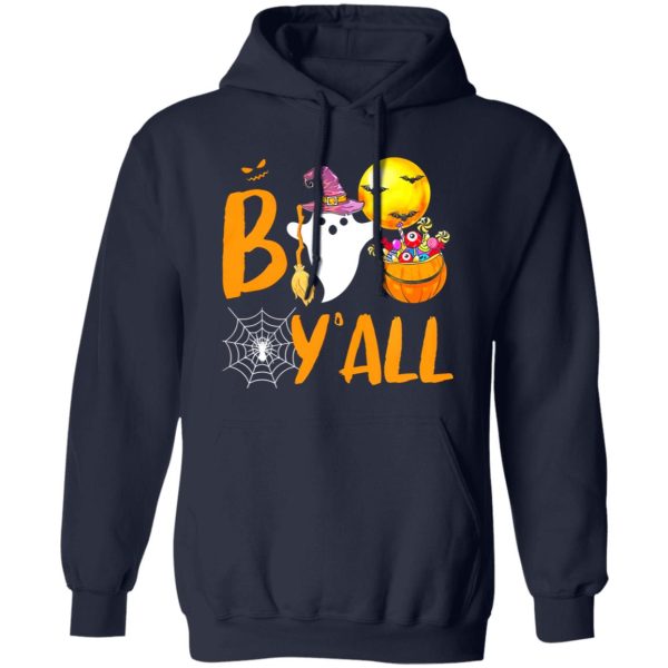 Boo Y all Happy Halloween Funny Shirt