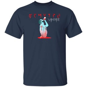 Halloween Dark Vampire Graphic Shirt