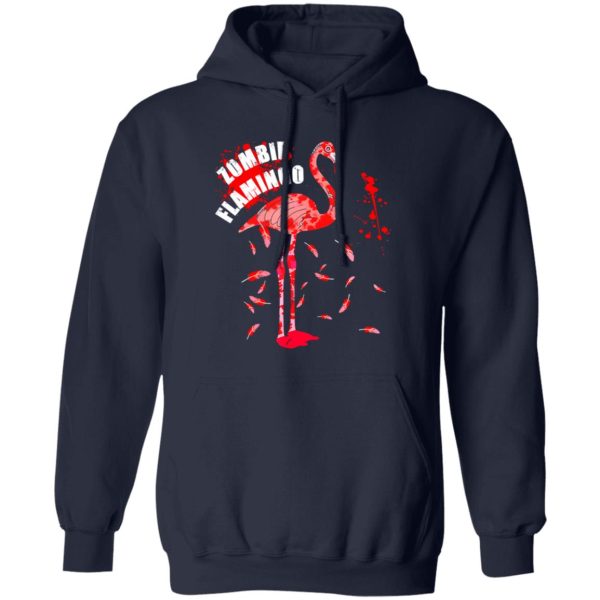 Flamingo Zombie Flamingo Halloween Bird Shirt