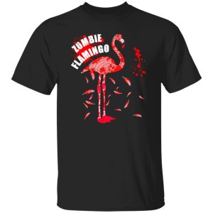 Flamingo Zombie Flamingo Halloween Bird Shirt