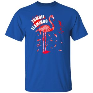 Flamingo Zombie Flamingo Halloween Bird Shirt