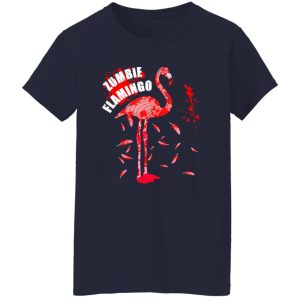 Flamingo Zombie Flamingo Halloween Bird Shirt