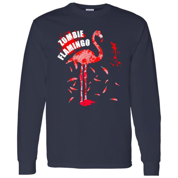 Flamingo Zombie Flamingo Halloween Bird Shirt