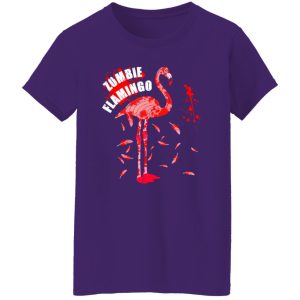 Flamingo Zombie Flamingo Halloween Bird Shirt