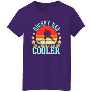 Vintage Hockey Dad Like A Regular Dad But Cooler Shirt