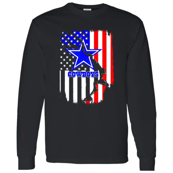 Dallas Cowboys Inside American Flag Shirt