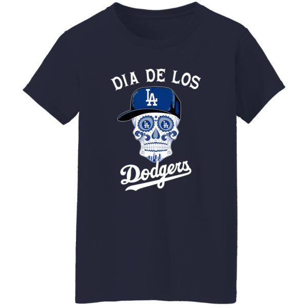 Dia De Los Los Angeles Dodgers Sugar Skull Shirt