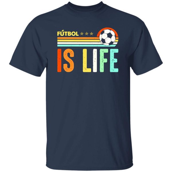 Vintage Futbol Is Life Gift For Football Lover Shirt