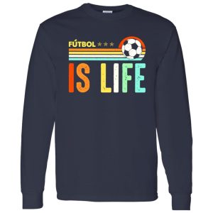 Vintage Futbol Is Life Gift For Football Lover Shirt