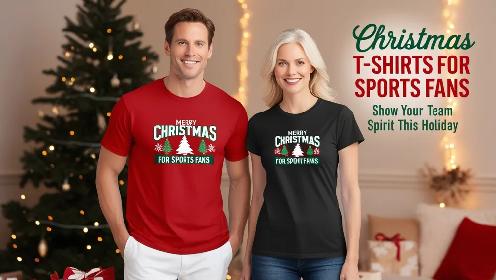 Christmas T-Shirts for Sports Fans Show Your Team Spirit This Holiday