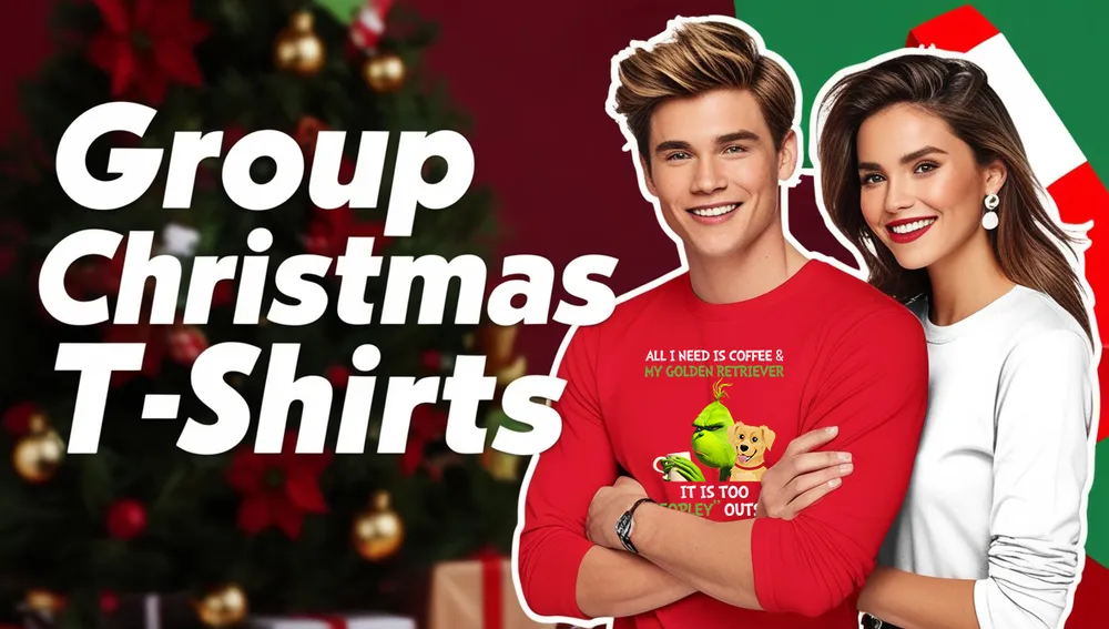 Christmas T-Shirts for Groups Matching Designs for Your Holiday Crew