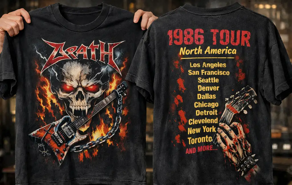 1980s Metal Band Shirt Shirt