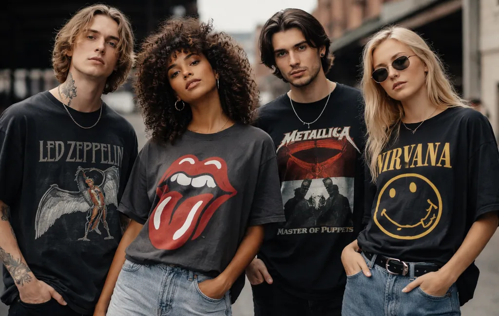 Best Rock Band T Shirts Editorial Street Style 2026 Shirt